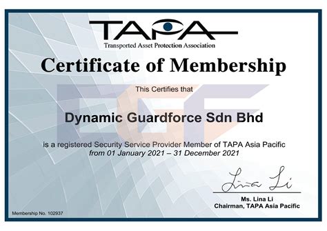 Is based in shah alam, west malaysia. MEMBERSHIP - Dynamic Guardforce Sdn Bhd