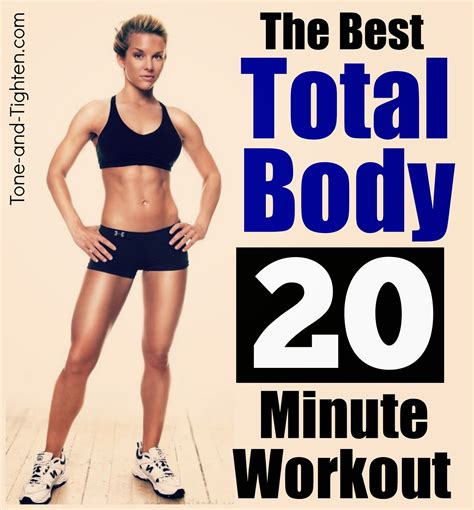 20 Minute Total Body Workout Tone And Tighten