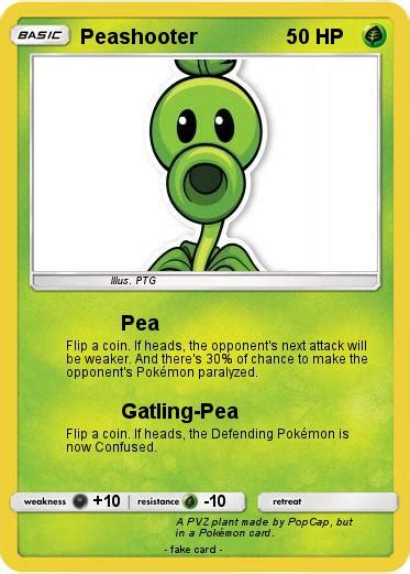 Pokémon Peashooter 603 603 Pea My Pokemon Card