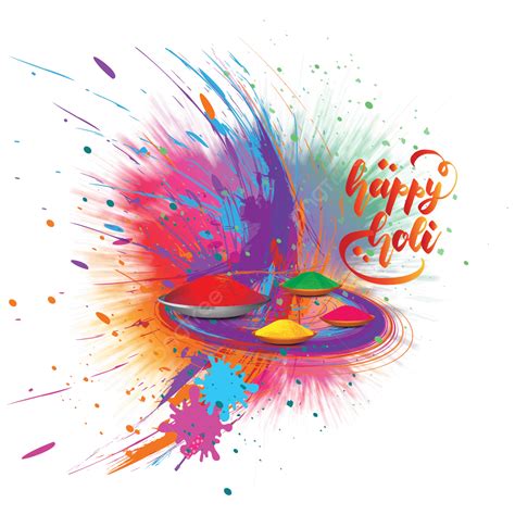 Happy Holi Poster Vector Png Images Happy Holi Images Professional