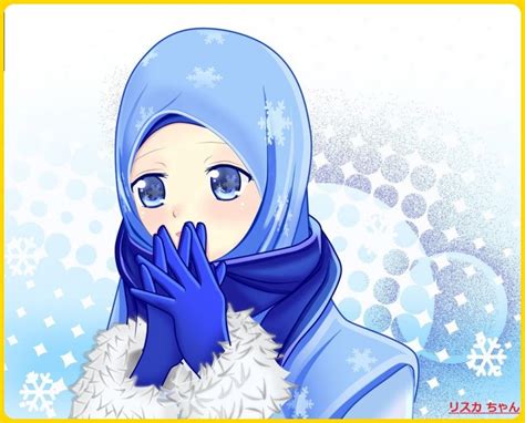 Imut Gambar Kartun Muslimah Comel Dan Cantik 60 Gambar Kartun