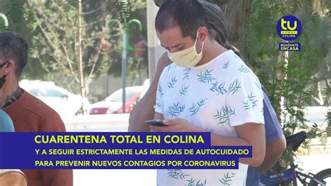 En conferencia de prensa, martorell indicó que a la cuarentena se sumarán las comunas que estaban fuera de la medida hasta ahora, que son paine, recoleta, lampa, la bernechea, providencia, tiltil. Llamado-a-cumplir-cuarentena-total-en-Colina - Radio Colina