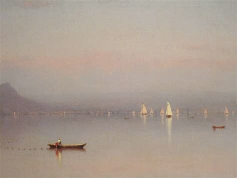 Morning In The Hudson Haverstraw Bay By Sanford Robinson Gifford My