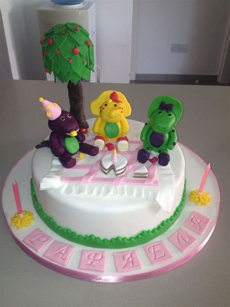 Barney And Friends Barney Cake Barney Party Picnic Cake Barney