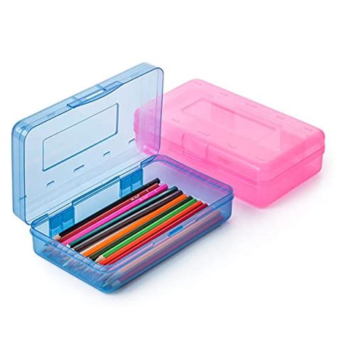 Mr Pen Pencil Box 2 Pack Assorted Color Pencil Case For Kids
