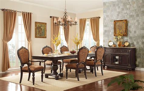 Whether you prefer something traditional or transitional, the dining table set of your dreams is within your grasp. Cleopatra Ornate Traditional Cherry Formal Dining Room ...
