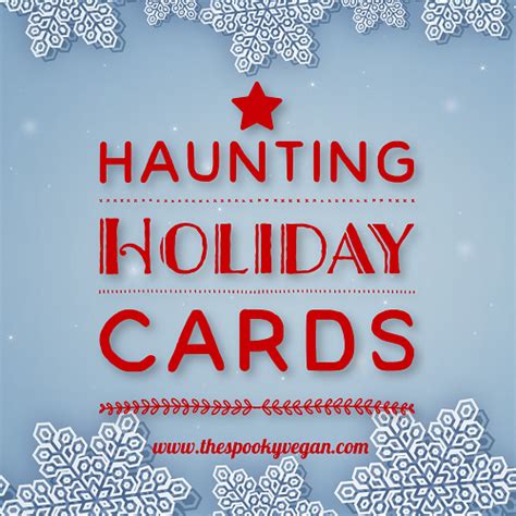 10 Haunting Holiday Cards Holiday Cards Creepy Christmas Holiday