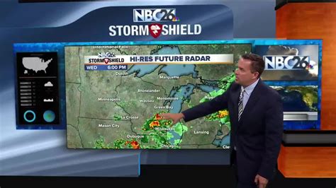 Nbc26 Storm Shield Weather Forecast Youtube