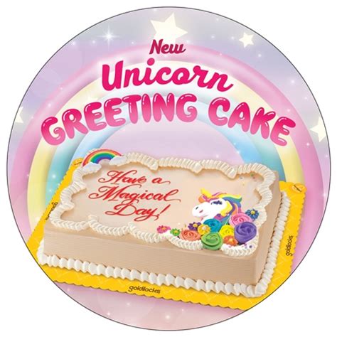 Assorted chiffon cake slices bitbit 6s. Check Out the New Goldilocks Unicorn Themed Products - One ...
