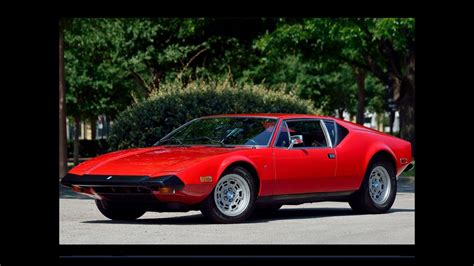 1974 Red De Tomaso Pantera With Only 11k Miles For Sale By Corvette