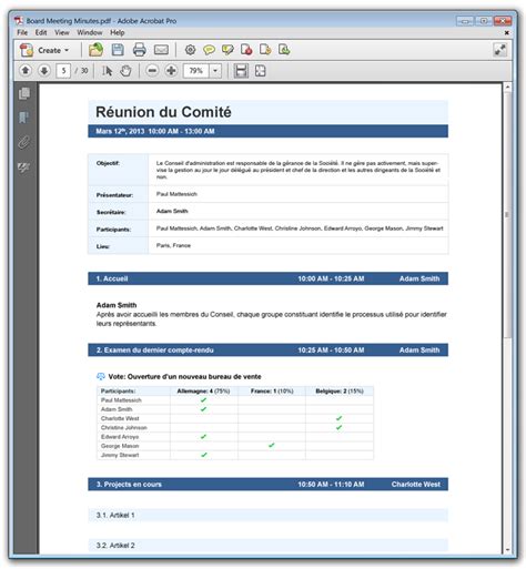 Comptes Rendus Exemple De Compte Rendu De Réunion De Travail Novo Exemplo