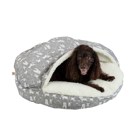 Snoozer® Wag Collection Pedigree Storm Luxury Cozy Cave® Round Dog Bed