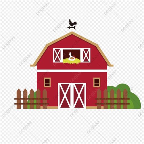 Cute Farm Barn Clipart Barn Clipart Vector Cartoon Farm Png And