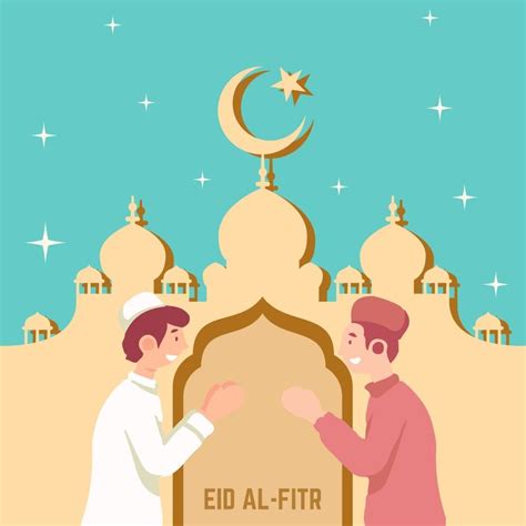 Eid Al Fitr Celebration Vector In EPS SVG Illustrator PNG PSD
