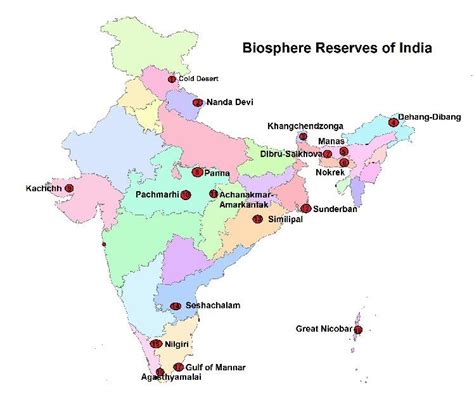 √ Biosphere Reserves National Parks And Wildlife Sanctuaries In India