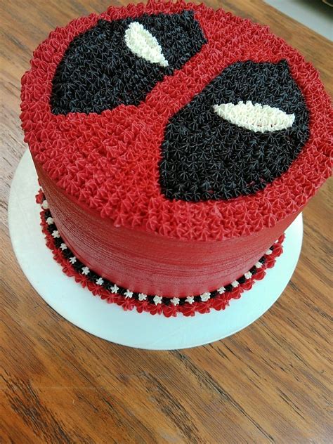 Deadpool Cake Deadpool Cake Cake Birthday Cake