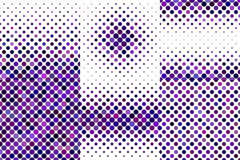 24 Purple Dot Patterns Ai Eps  5000x5000 25270