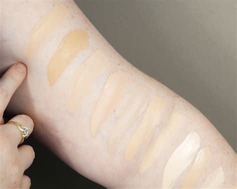 Foundation Shade Swatches