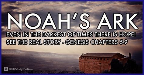 Noahs Ark And The Flood Bible Story Verses And Meaning