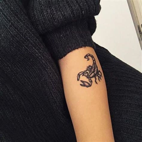 Scorpio Tattoo On Arm For Girls Tattoosquotes Scorpion Tattoo