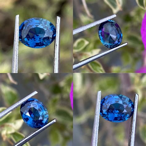 Natural Teal Sapphire 164 Ct Oval Shape Sapphire Parti Etsy