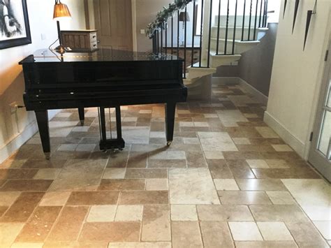 Maintaining The Appearance Of A Beautiful Travertine Tiled Floor In