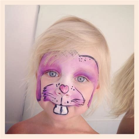 A Bunny Rabbit Face Painting By Too Tweet Designs Inspired By Daizy