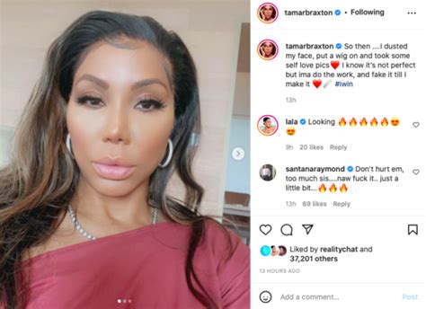 I Was Not Ready For That Second Photo Tamar Braxton Stuns Fans With