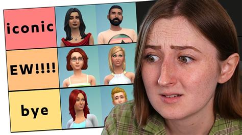 Ranking Every Townie In The Sims 4 Youtube