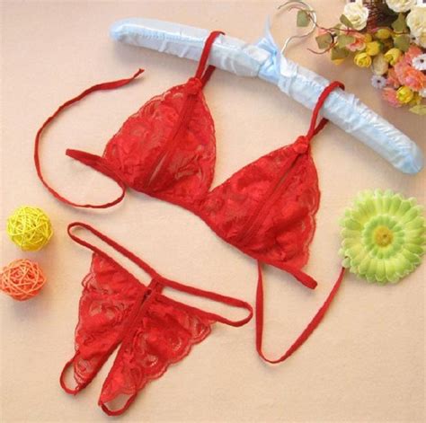 Underwear Suit Female Ladies Embroidered Sexy Lingerie Thong High Waist G String Lace Bra Set