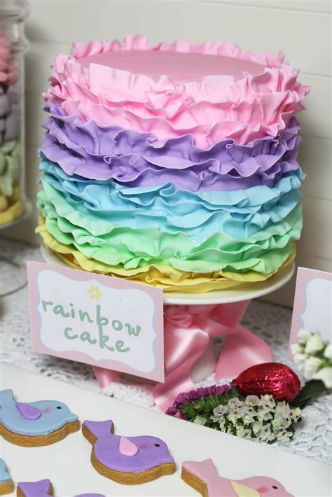 Bubble And Sweet Pretty Easter Pastel Rainbow Party