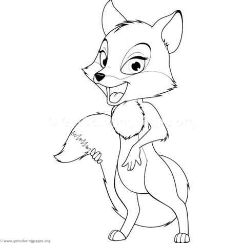 Fox coloring pages print out for kids. baby fox coloring pages | Fox coloring page, Coloring ...