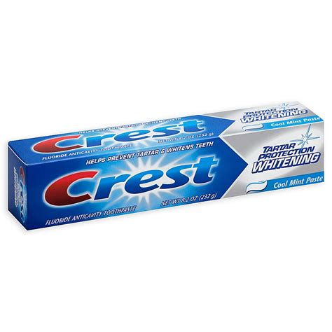 crest crest 8 2 oz tartar protection whitening toothpaste in cool mint paste reviews