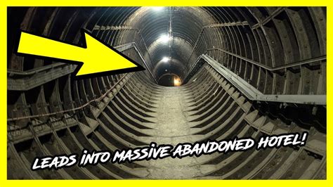 Secret Tunnels Found Under Abandoned Hotel Youtube
