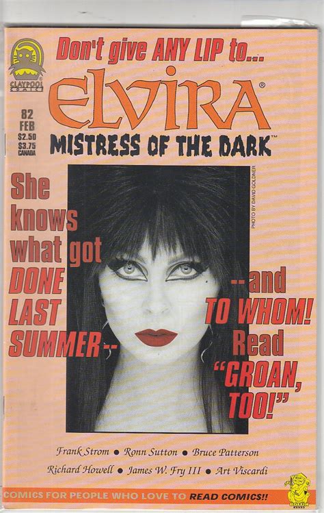 Elvira Mistress Of The Dark 82 Fnvf Collectors Edge Comics