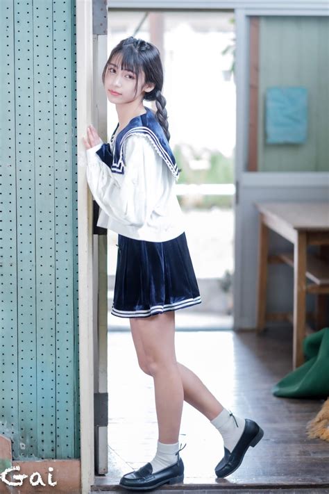 超絶美少女jc2・angieちゃん18 『アイドルセーラー・卒業3』 Gais Portrait Photo