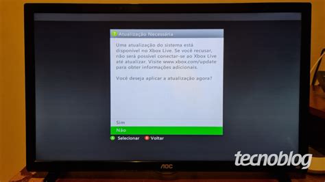 Como Atualizar O Xbox 360 Tecnoblog