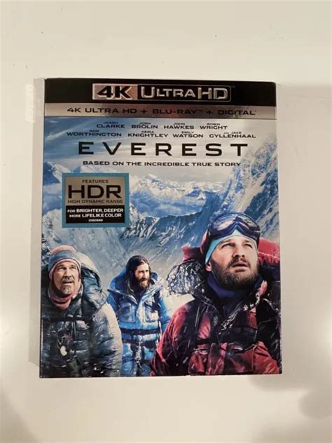 Everest 4k Ultra Hd Blu Ray 2 Disc Digital Jason Clarke Josh Brolin