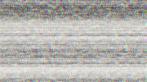 Monitor Glitch Background Loop Screen Noise Texture No Signal Display
