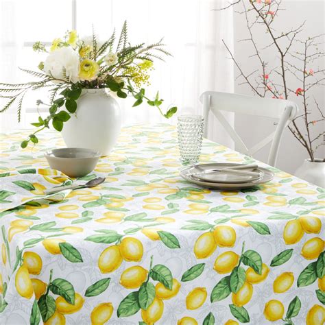 Martha Stewart Lots Of Lemons Tablecloth Single Pack And Reviews Wayfair