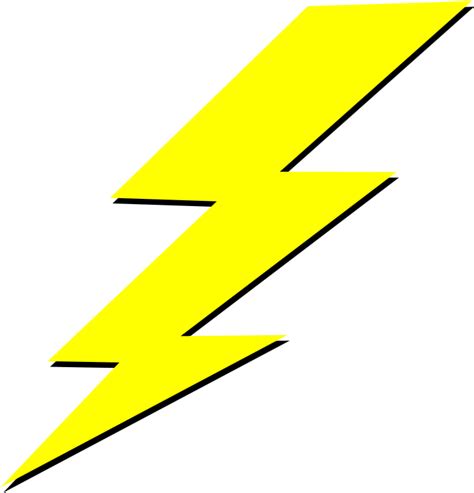 Download Transparent Lightning Bolt Clip Art At Clipart Library