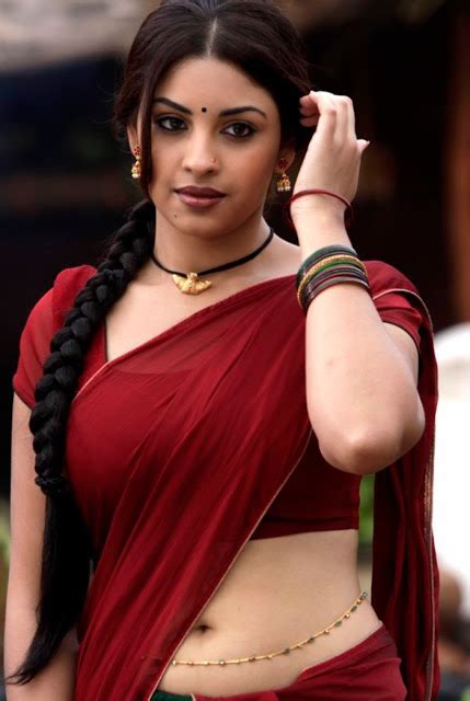 Richa Gangopadhyay Hot Stills In Red Saree Tollywood Picture Spotlite