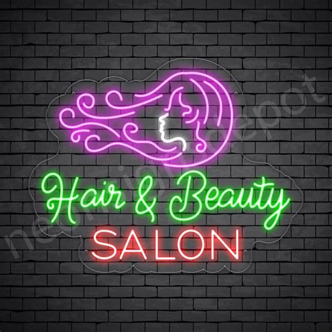 Hair Salon Neon Sign Hair And Beauty Salon Beauty Salon Logo Beauty