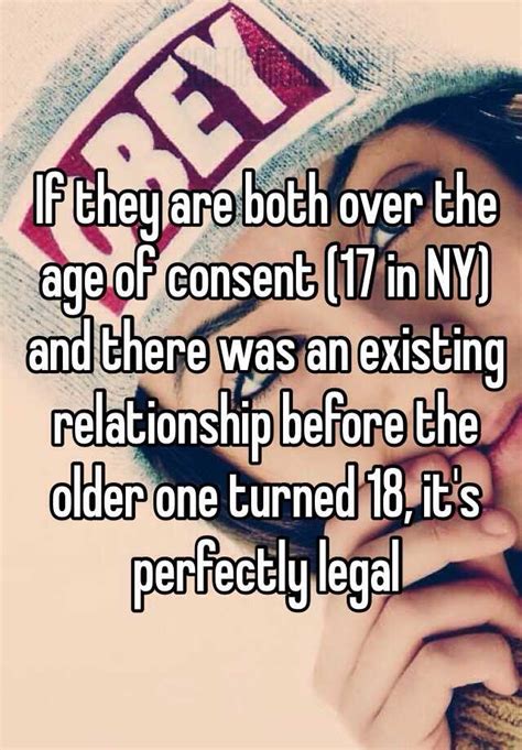 If They Are Both Over The Age Of Consent 17 In Ny And There Was An