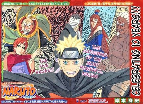 The Five Kages And Naruto Naruto Naruto Shippuden Characters Anime