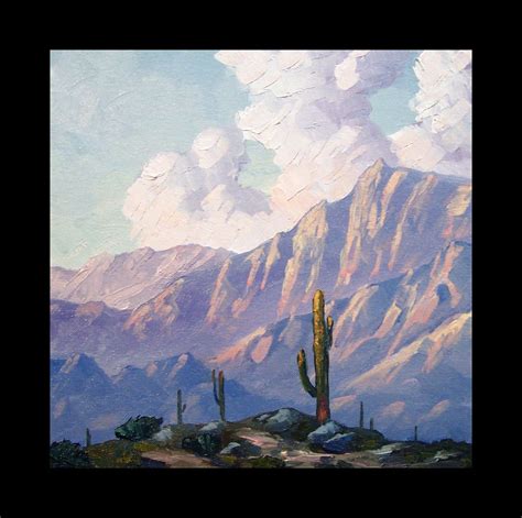 Southwest Cactus William Hawkins Painting Art Hawkins