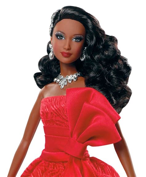 Barbie Collector 2012 Holiday African American Doll Beautiful Barbie Dolls Holiday Barbie