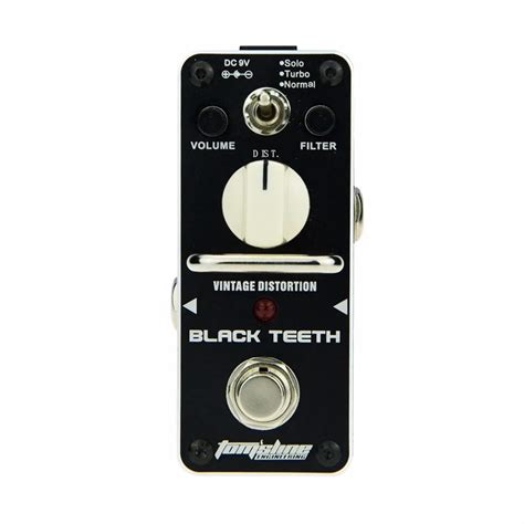 Aroma Abt 3 Guitar Effect Pedal Black Teeth Vintage Distortion Electric