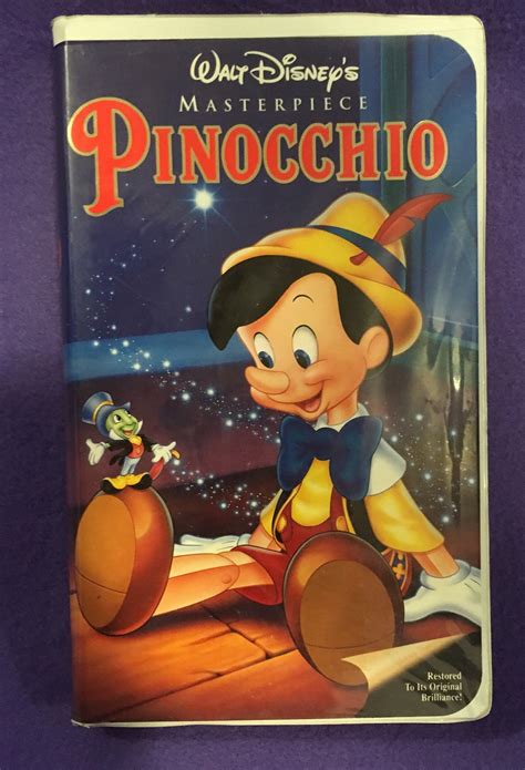 Disney Pinocchio Vhs