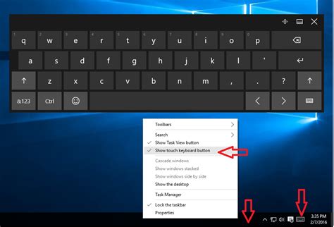 How To Automatically Display The Touch Keyboard In Windows Desktop